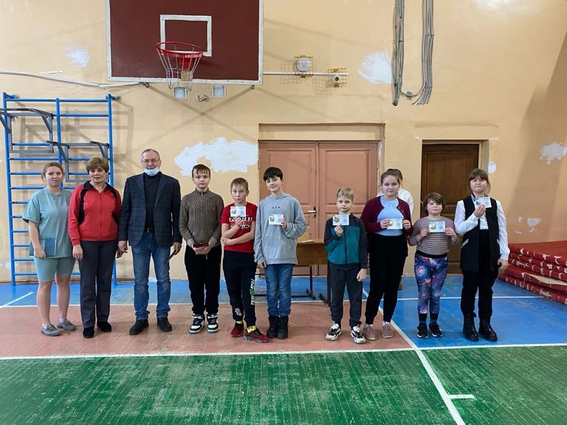 Вручение знаков ГТО